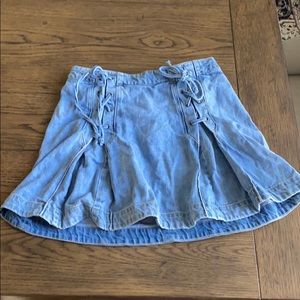 Free People Denim Skirt